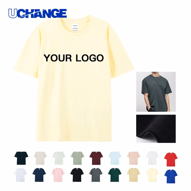 Lightweight Cotton Unisex Tee Shirt with Multiple Colors for Daily Wear