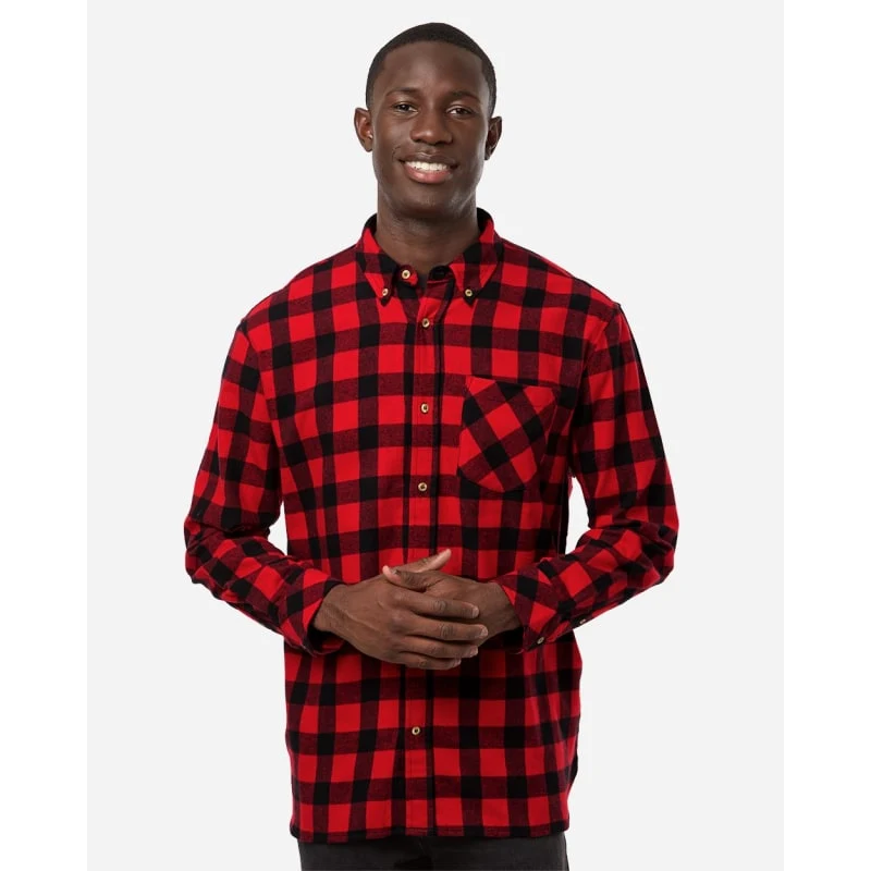 Boxercraft Men's Flannel Button Down Shirt - BU7401 1