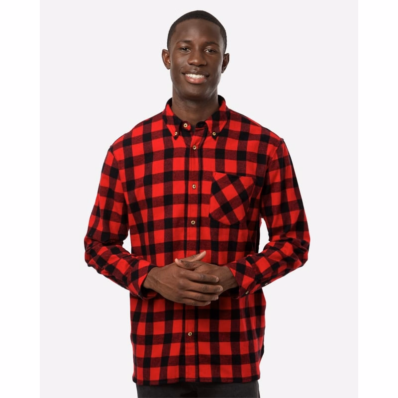 Boxercraft Men's Flannel Button Down Shirt - BU7401
