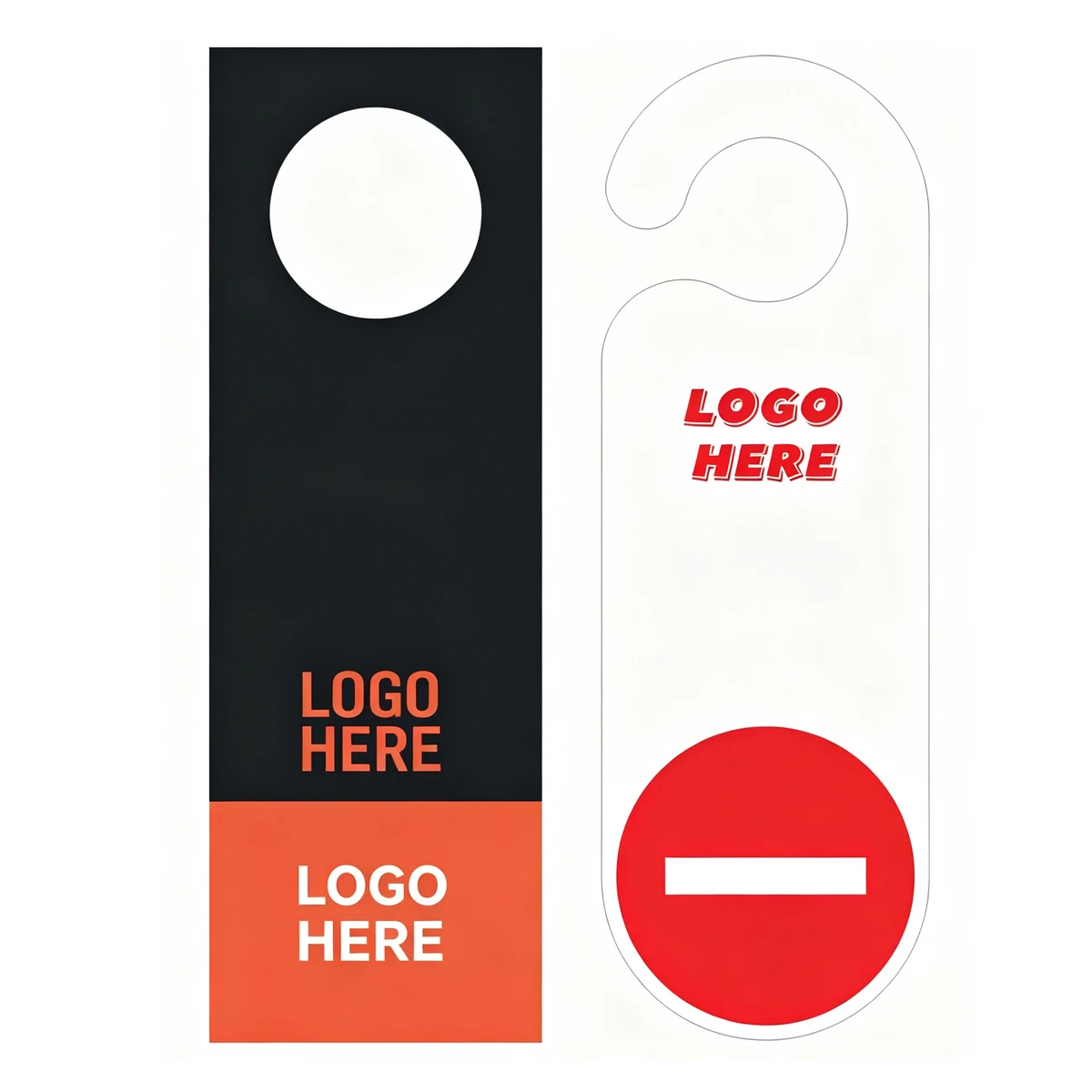 MOQ10 Paper Door Handle Sign 1