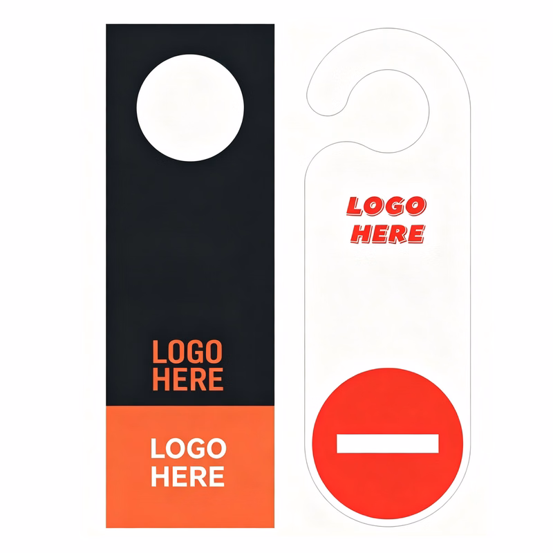 MOQ10 Paper Door Handle Sign