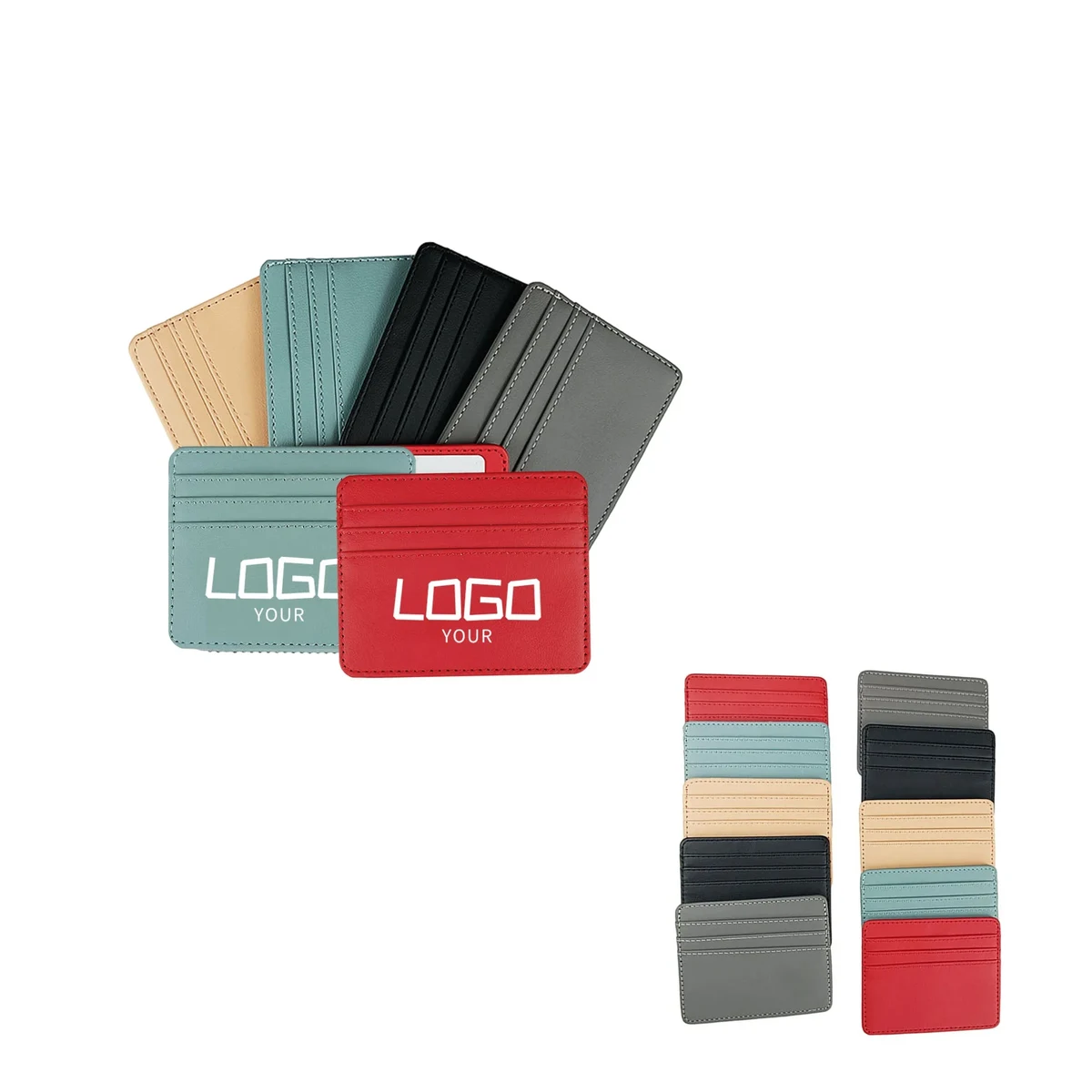 Slim PU Leather Wallet With Multi Card Slot 1