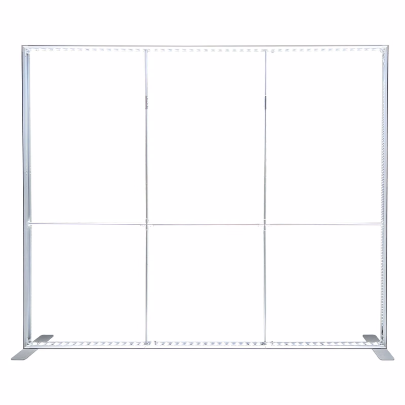 Hardware only for Backlit LED Light Box SEG Floor Display WALL Kit, 10'W x 8'H