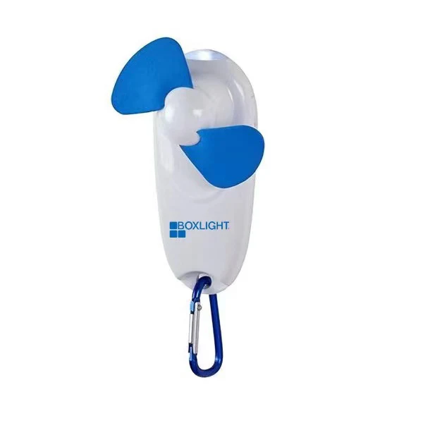 Pocket Carabiner Personal Fan With Light 1