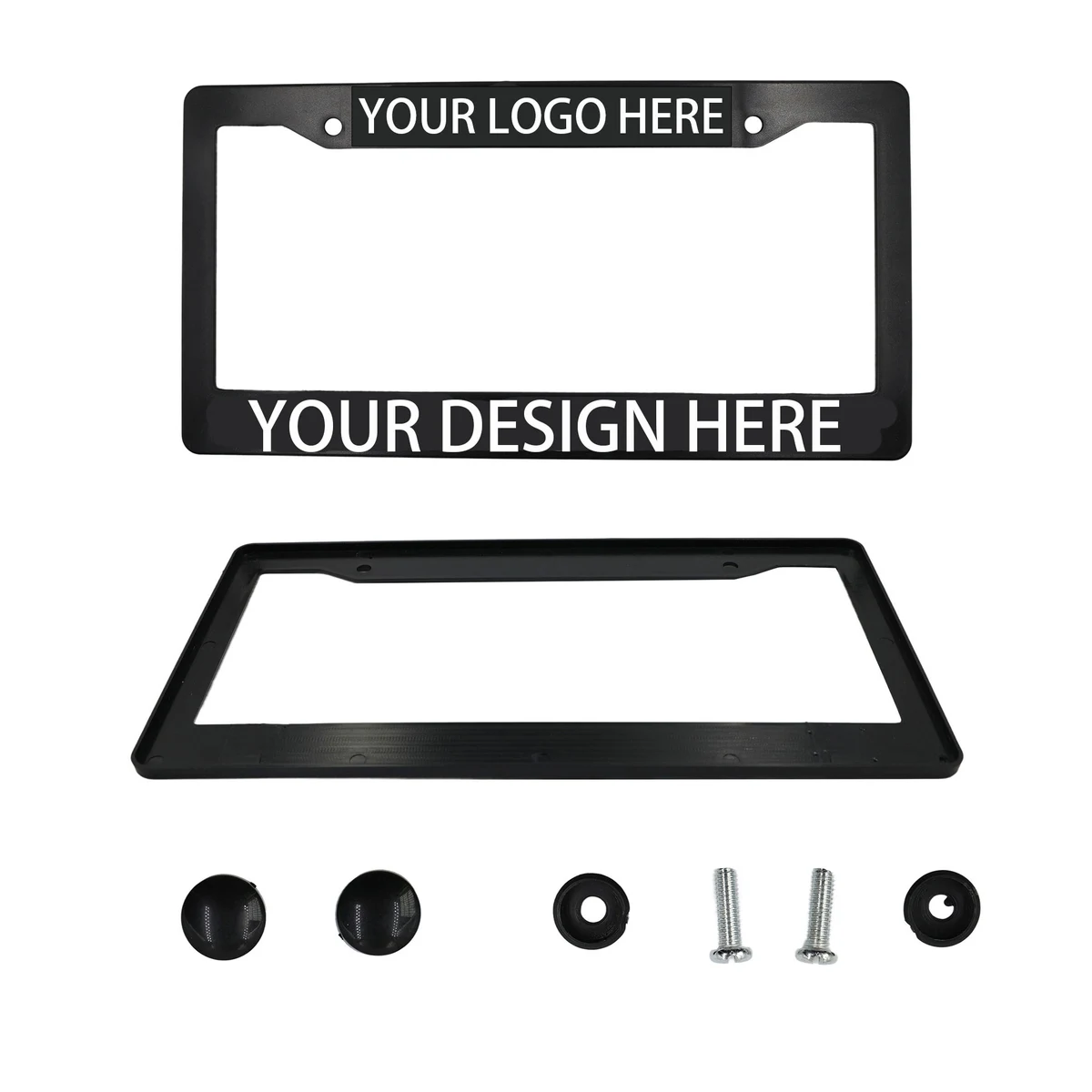 MOQ20 ABS License Plate Frame 1