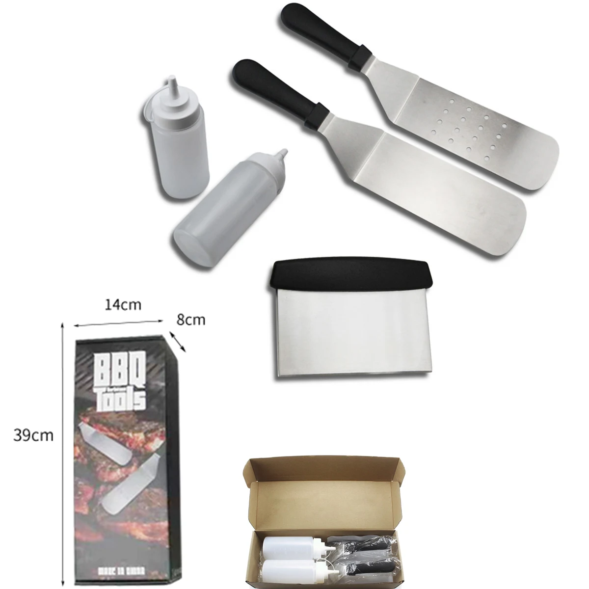 Flat top Professional Grade Accessory Griddle Tool Kit 1