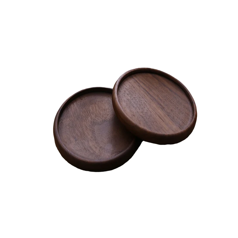 Black Walnut Coaster - Groove Style 1