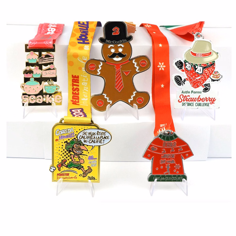 Marathon running sports metal medal customization