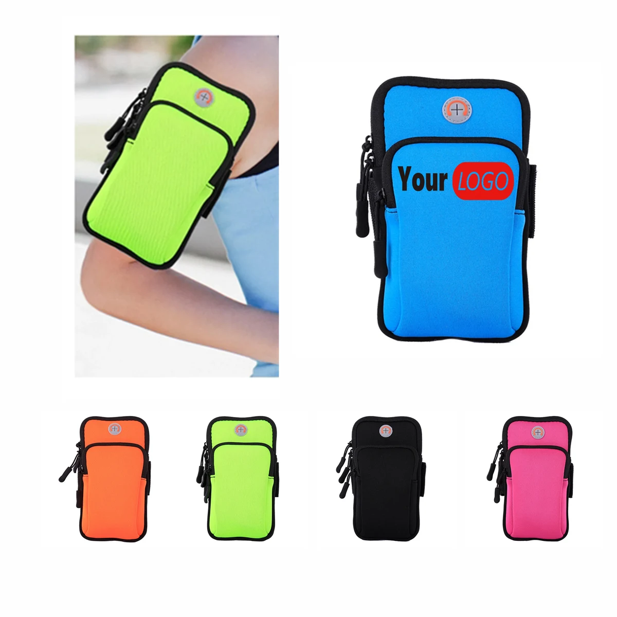 Custom Sports Arm Band Bag MOQ 10pcs 1