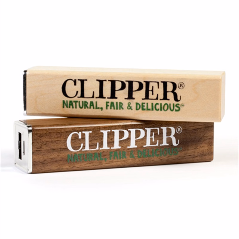 Eco-Friendly Wooden Power Bank - 2600 mAh
