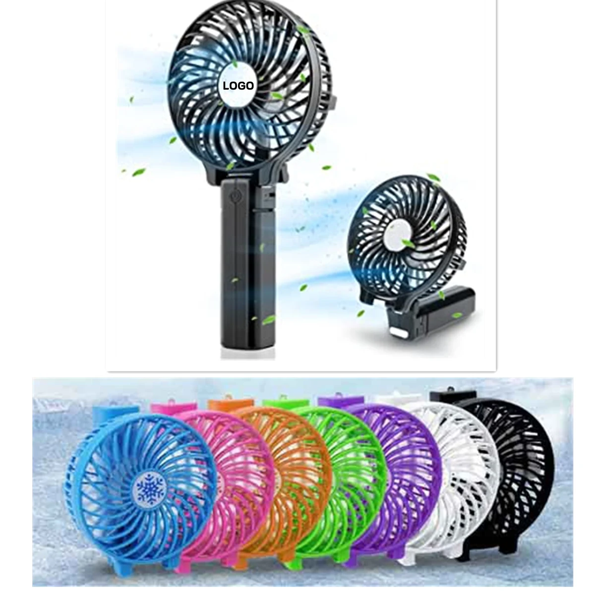 USB Rechargeable Battery Electric Fan 1