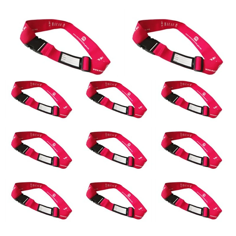 Polyester Luggage Belt/ Travel Strap With Label 1