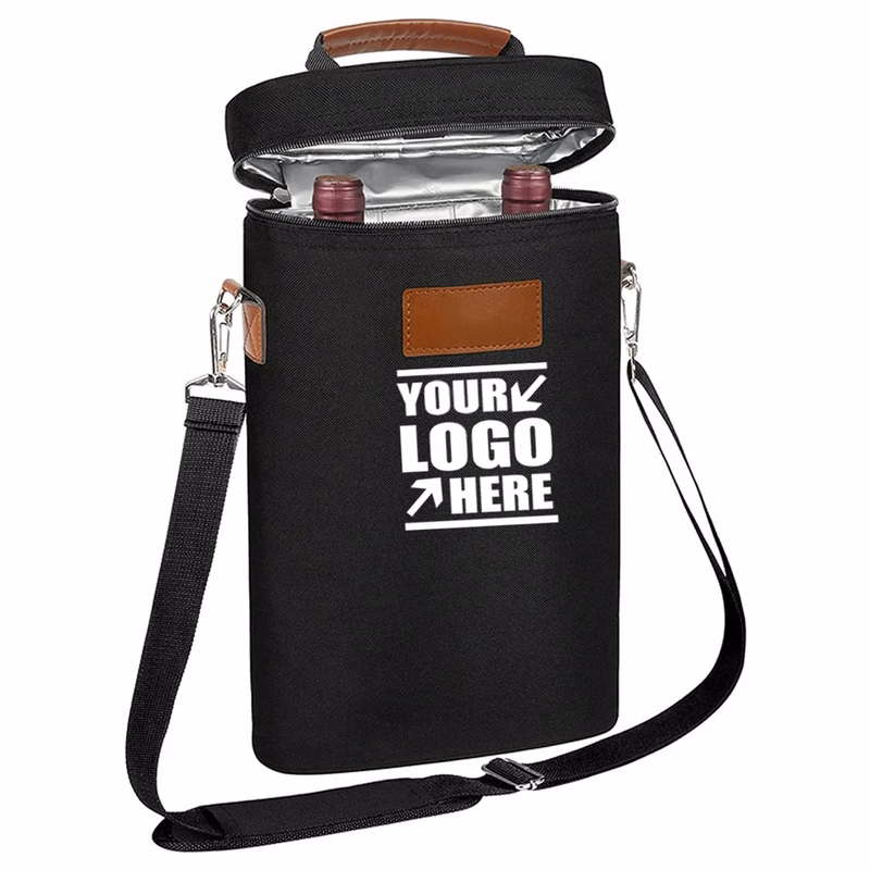 Custom Insulated Oxford Cloth Champagne Wine Bottle Bag