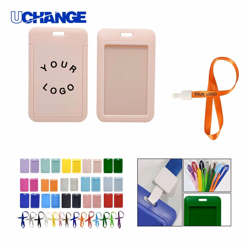 4-Color Process Lanyard Card Holder Sleeve