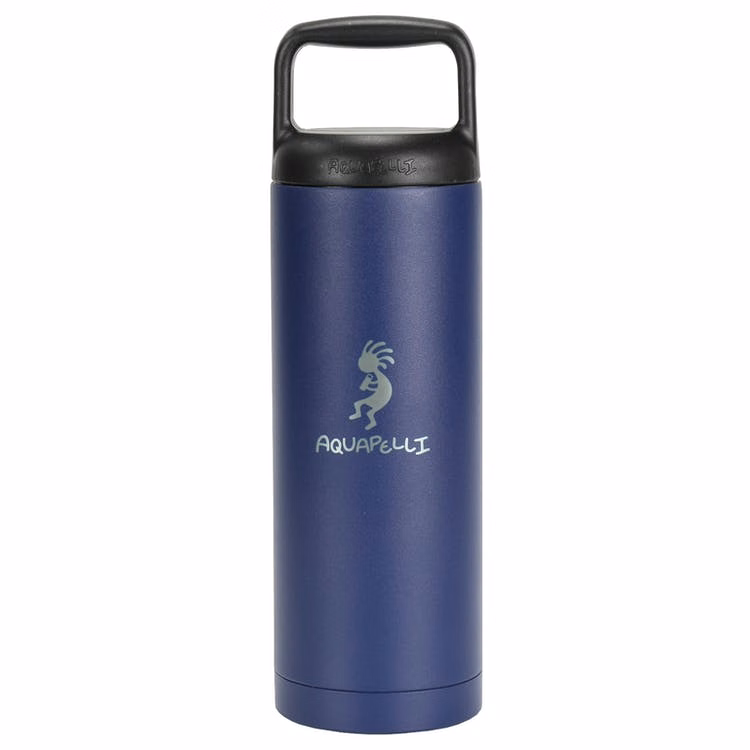 Vacuum Insulated Water Bottles - 18 oz Blue