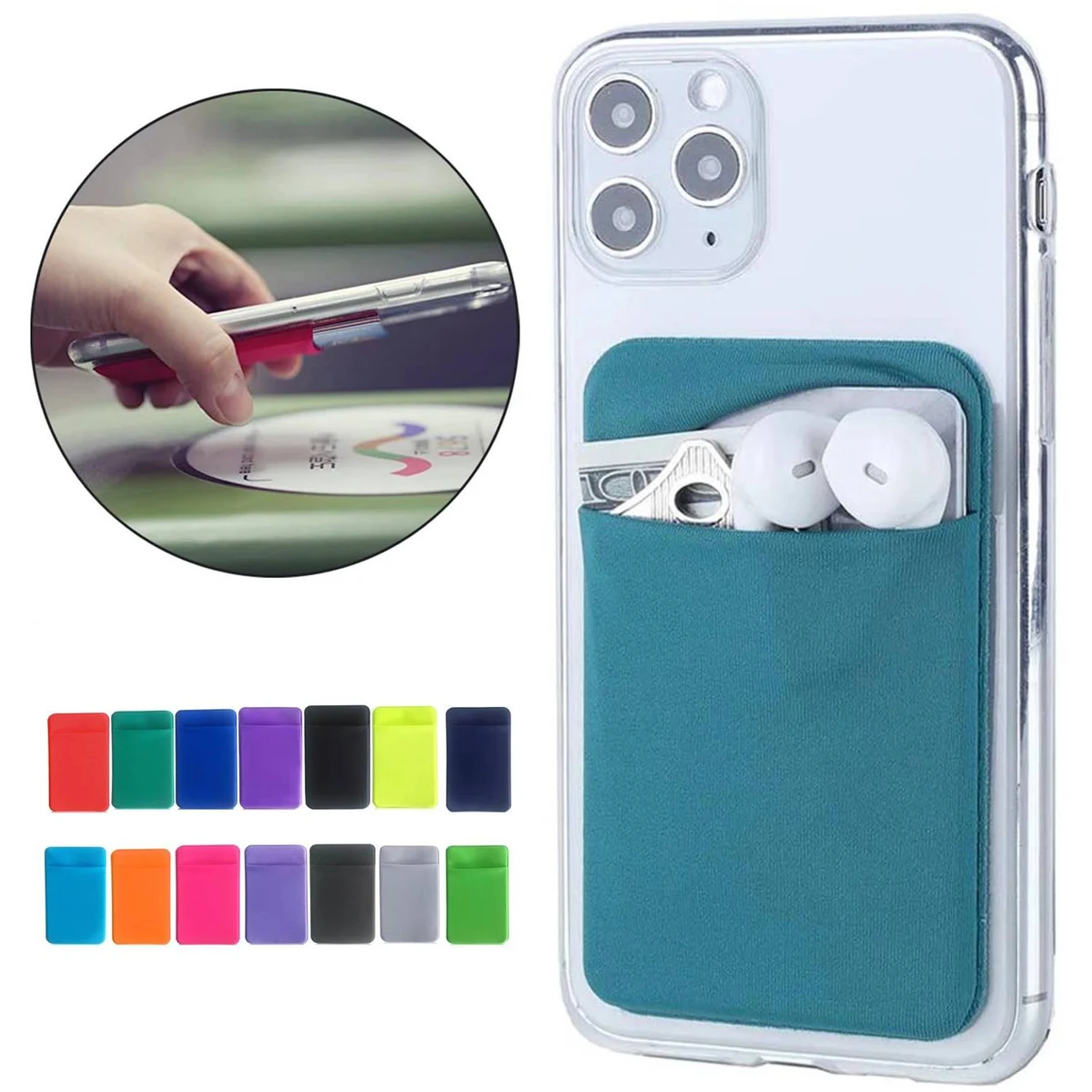 Lycra Phone Wallet Pocket 1