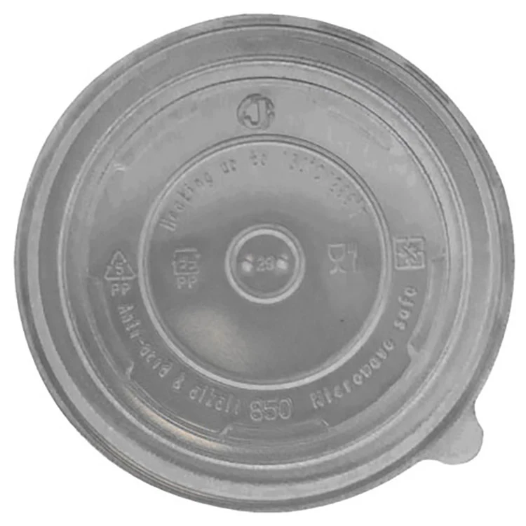 24 Oz. & 32 Oz. Paper Food Container Flat Lid 1