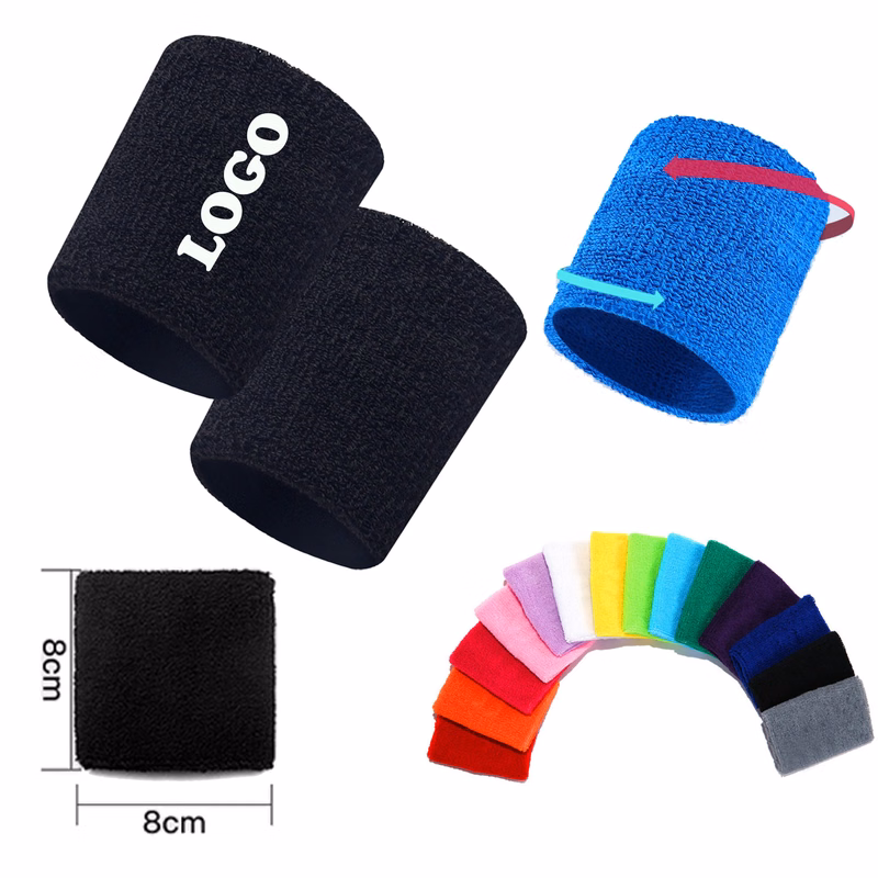 MOQ 10 pcs Sweat Wristbands