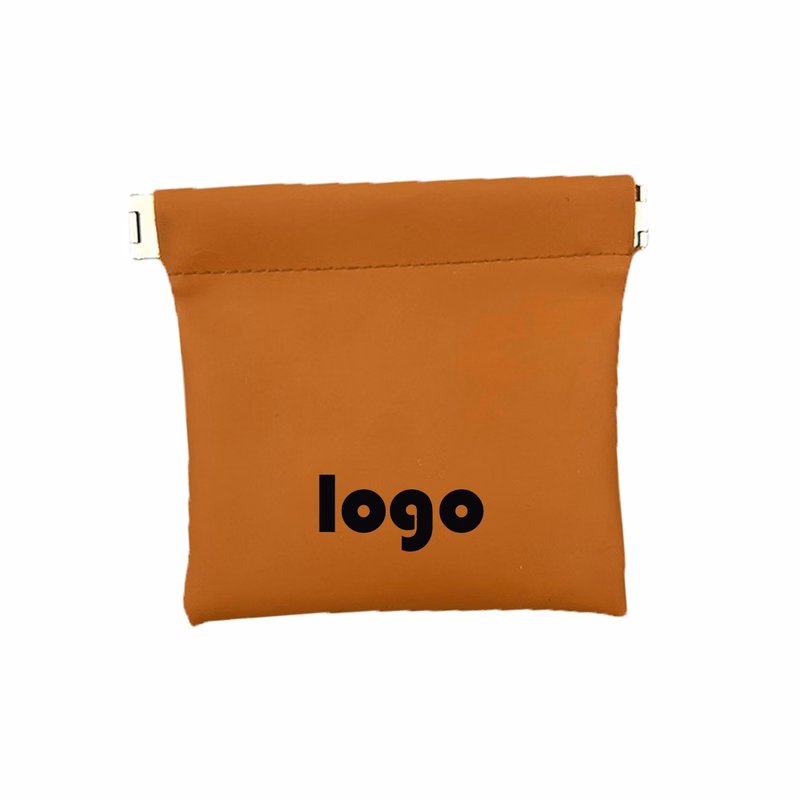 Leather Self-closing Storage Bag