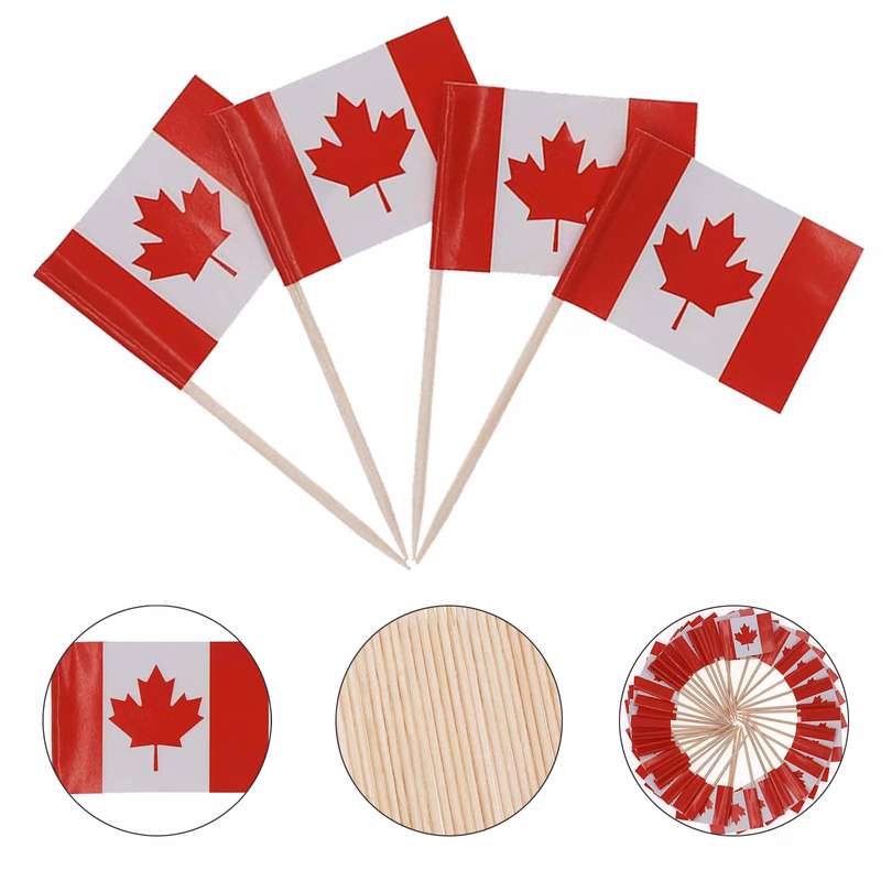 Canada Toothpick Flags
