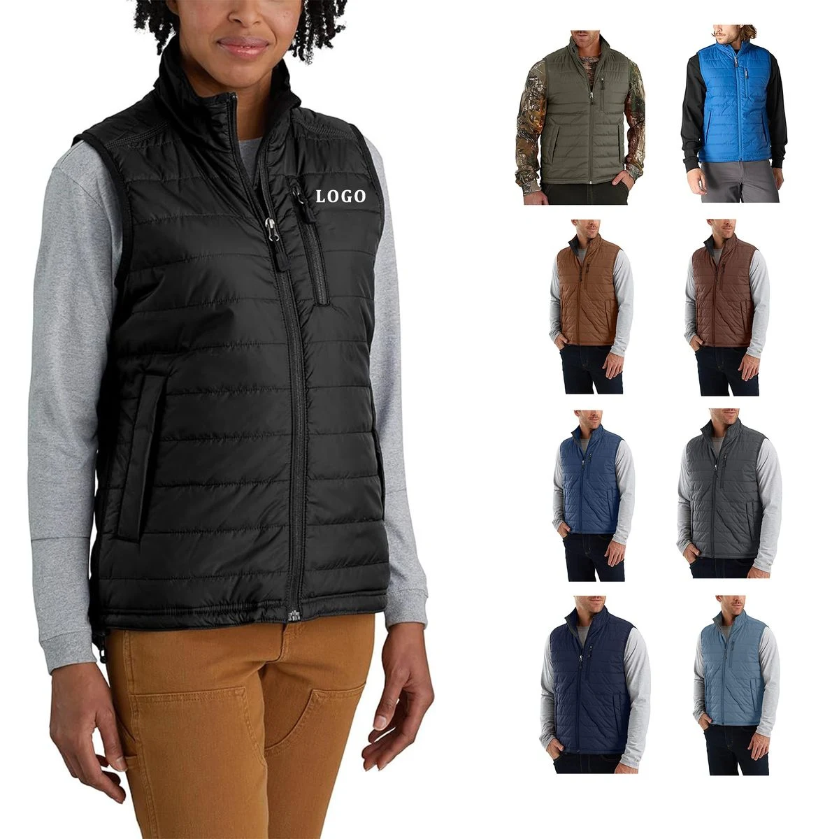 Relaxed Fit Lightweight Insulated Vest 1