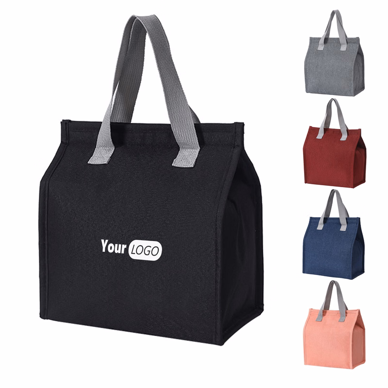 300D Cationic Polyester Insulated Lunch Tote