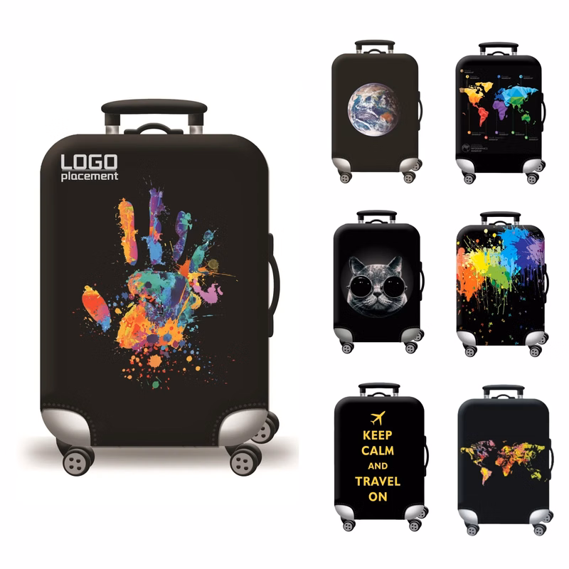 Elastic Luggage Cover Customizable Patterns&Size Travel Must
