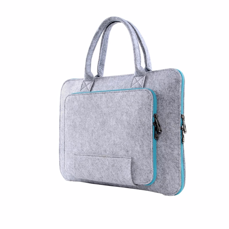 11.6" Felt Sleeve Case with handle & pocket for Laptop Tablet