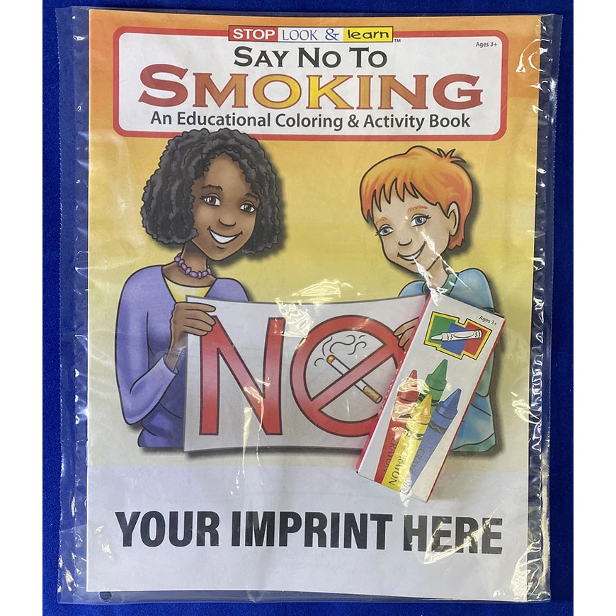 COLORING SET - Say No to Smoking Coloring Book Fun Pack 1