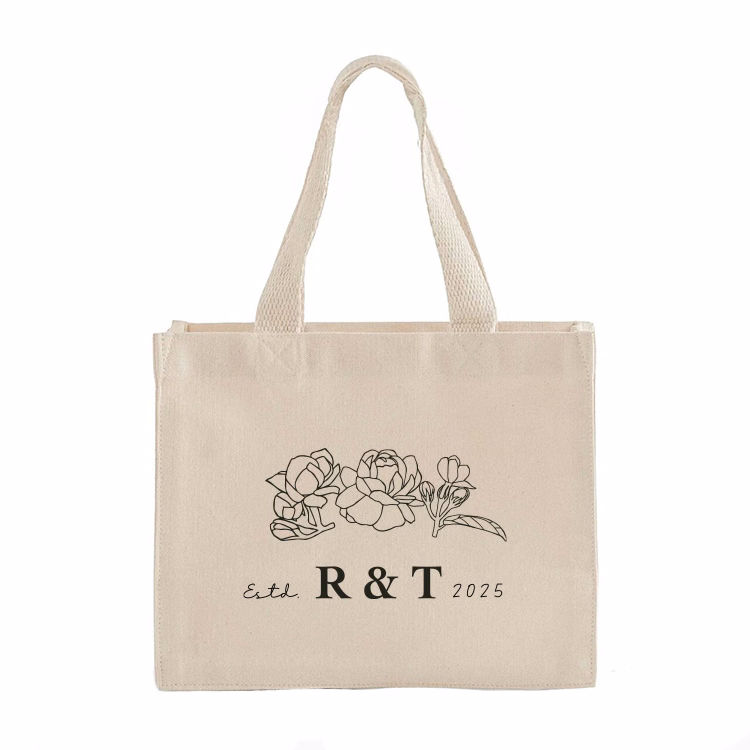 Pacific Small Square Canvas Tote Bag