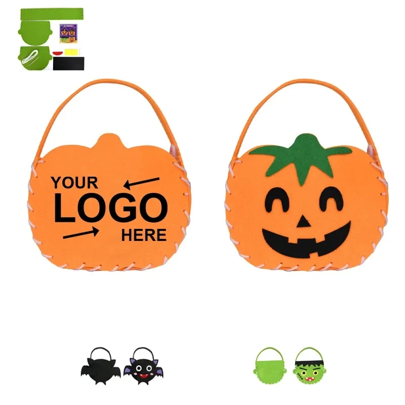 Felt Pumpkin Handheld Gift Bag 1