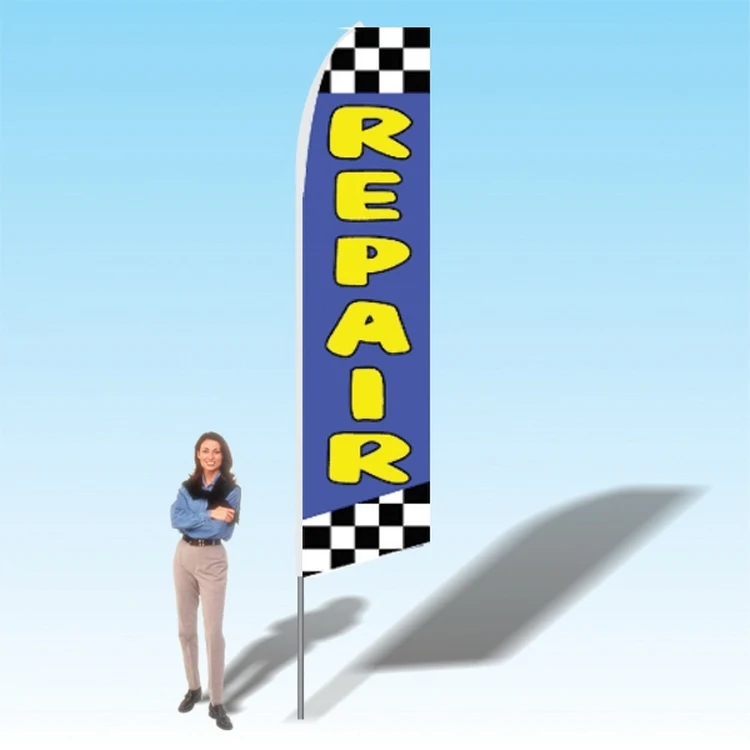 15FT Repair Advertising Banner Flag 1