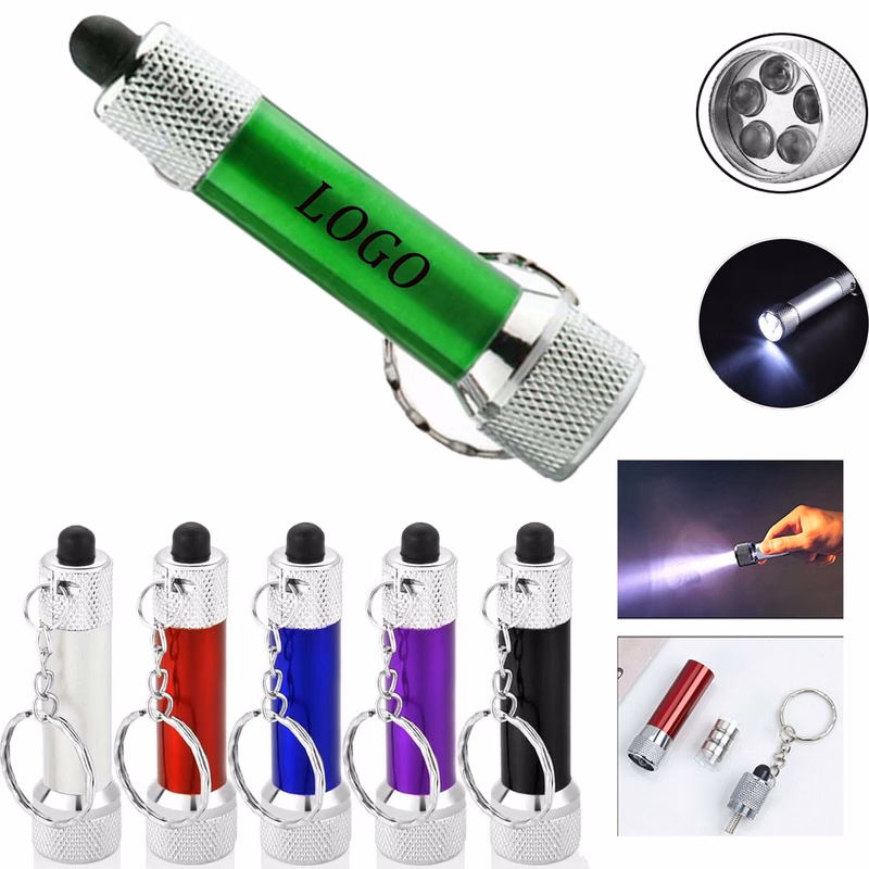 5 Led Aluminum Flashlight Keychain