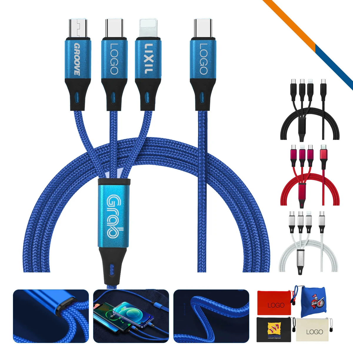 Vactus 3in1 Fast Charging Cable 1