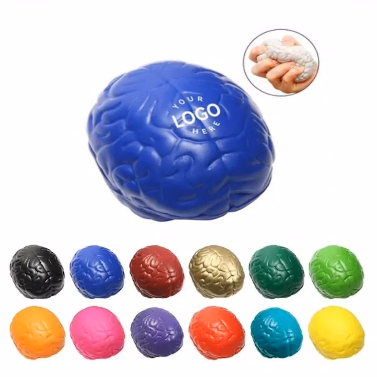 PU Organ Brain Shaped Anti- Stress Ball Reliever