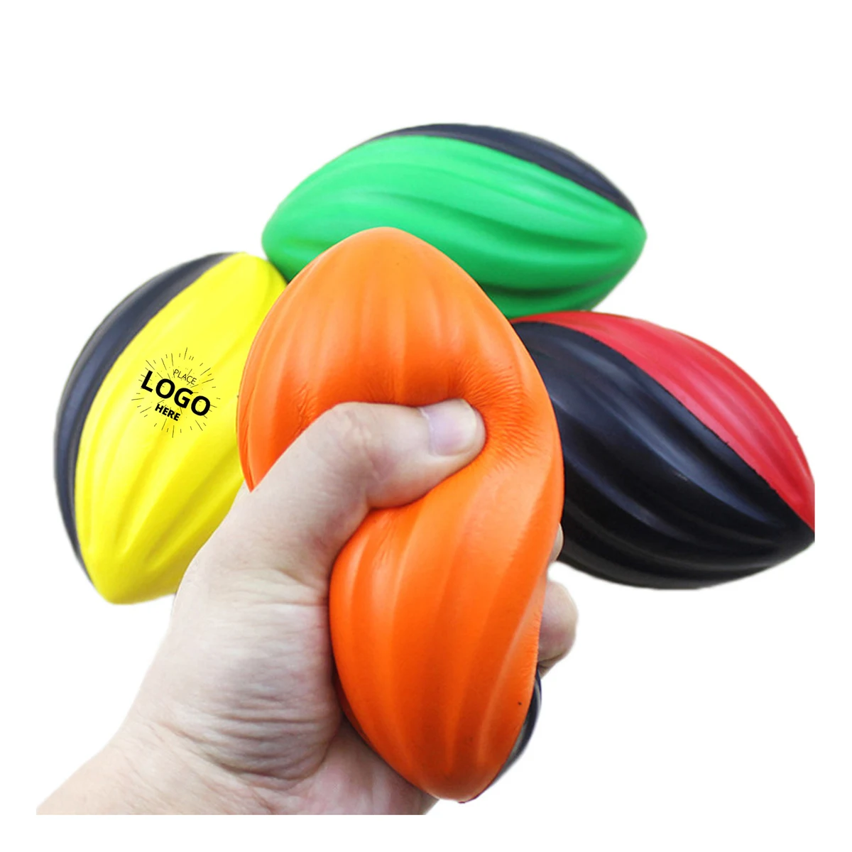 PU Spiral Football Stress Reliever 1