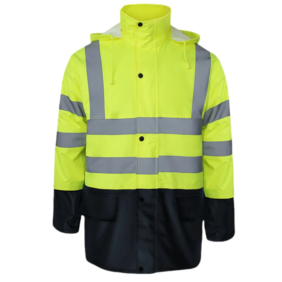 Reflective High-Visibility Waterproof Safety Coat 1
