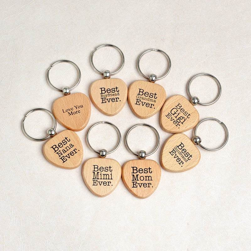Custom Wooden Key Chain 1
