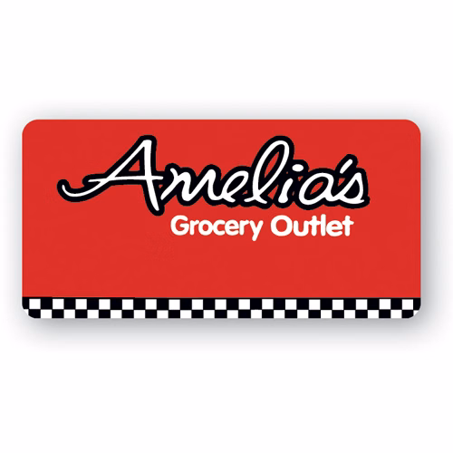UV Printed Poly Name Badge w/ Pin Fastener (1.5"X3") Rectangle