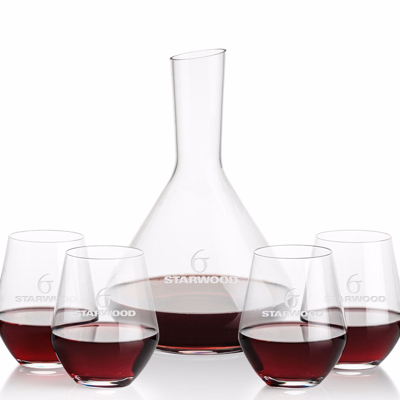 Terrassa Carafe & Reina Stemless Wine