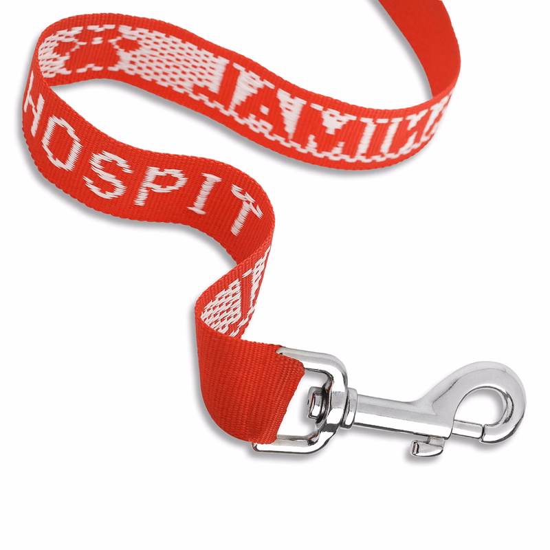 1" X 48" Woven Pet Leash w/ Nickel-plated Hardware - "Classic" Weave