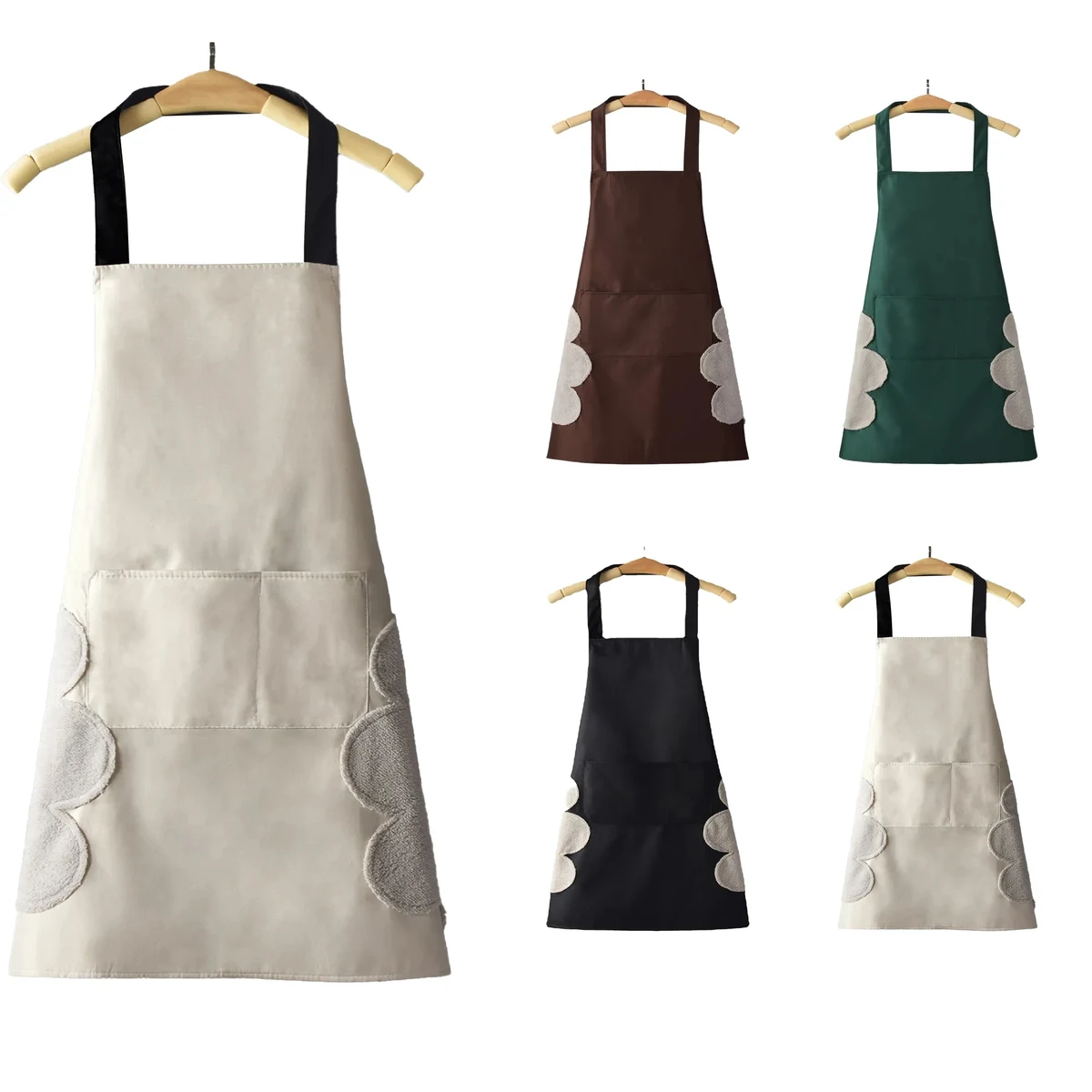 PVC Waterproof Apron With Pockets 1