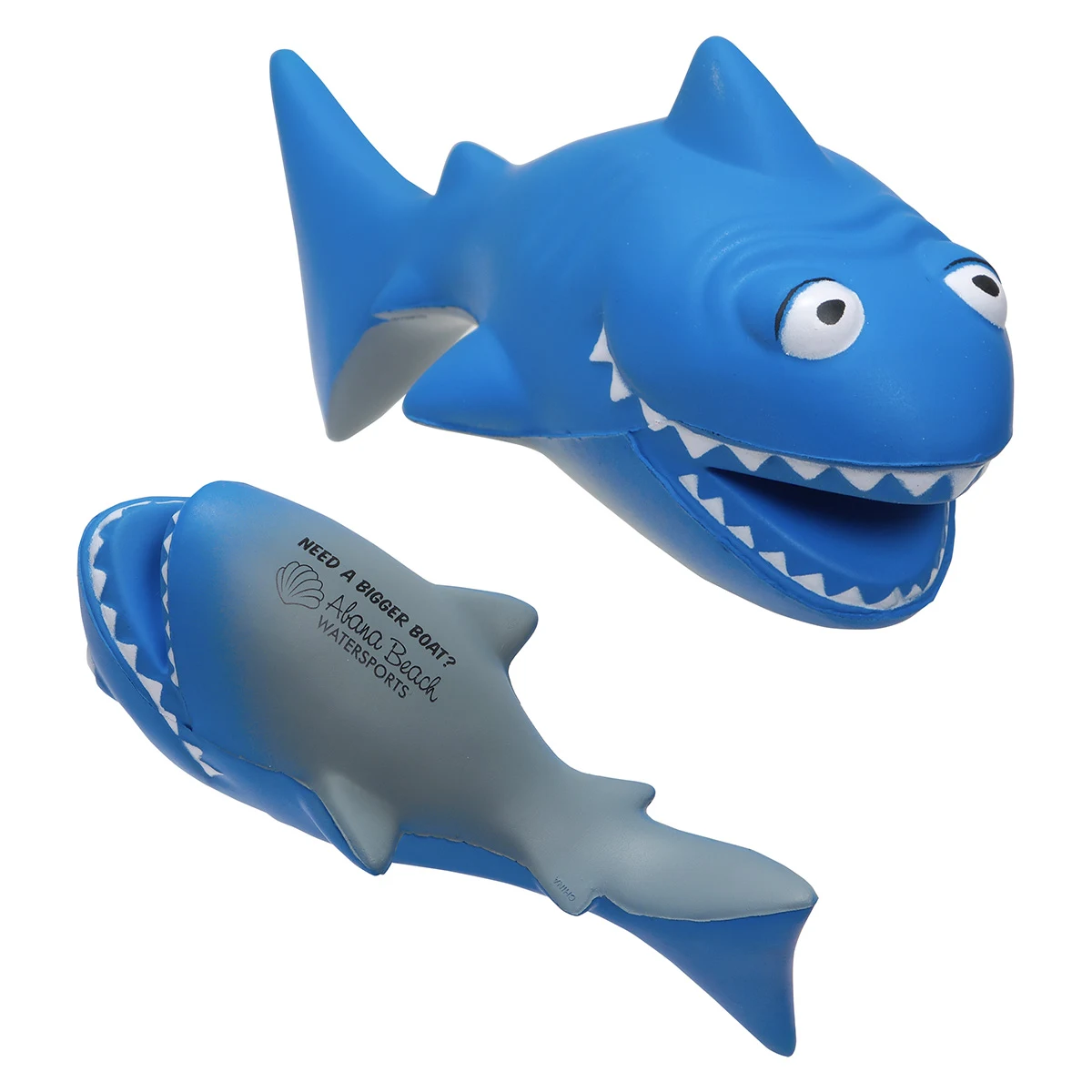 Cartoon Shark Stress Reliever, custom stress ball with logo imprint 1