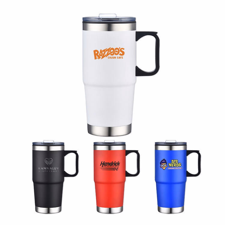 24 Oz. Travel Mug with Stainless Steel Bottom