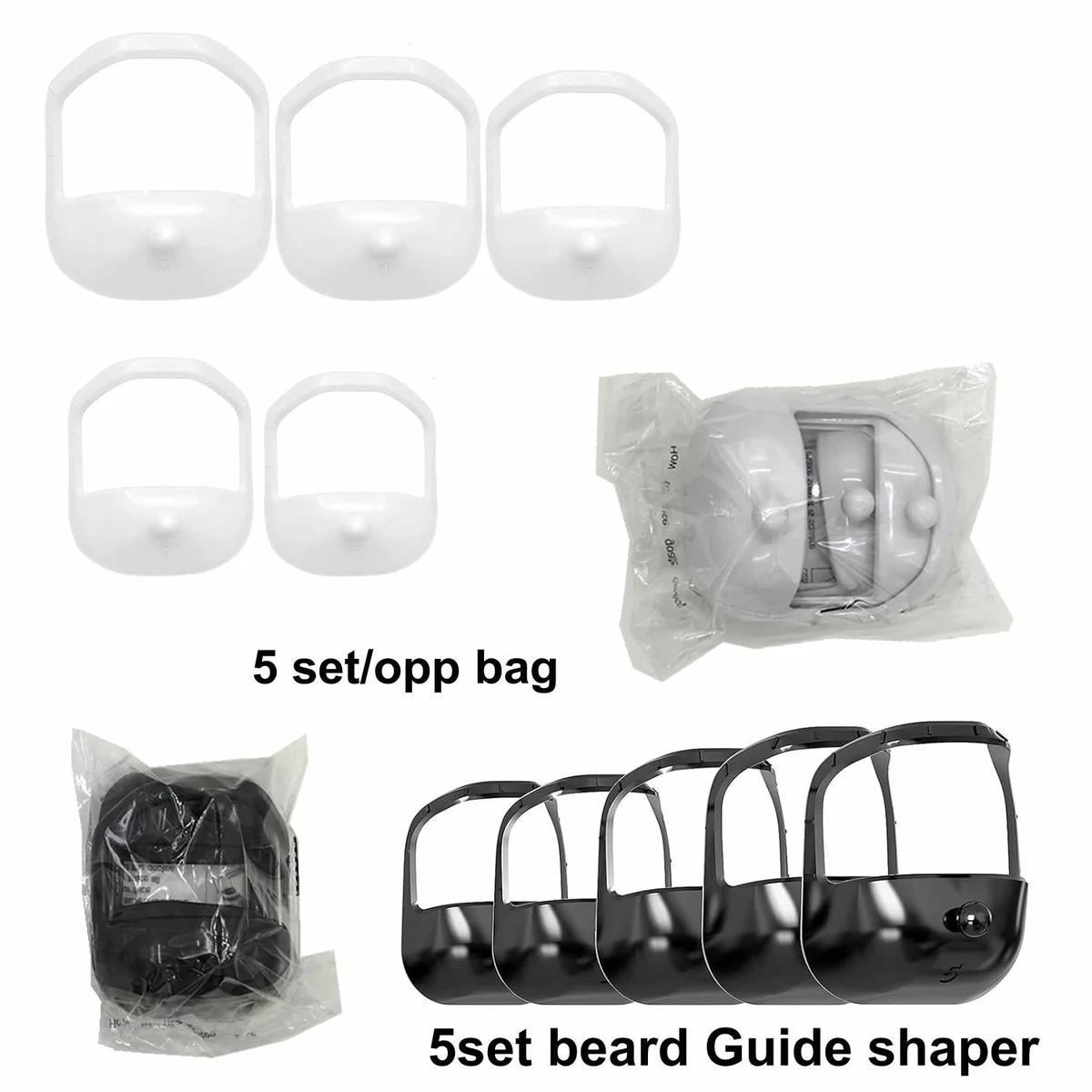 5pcs Beard Shaping Styling Tool 1