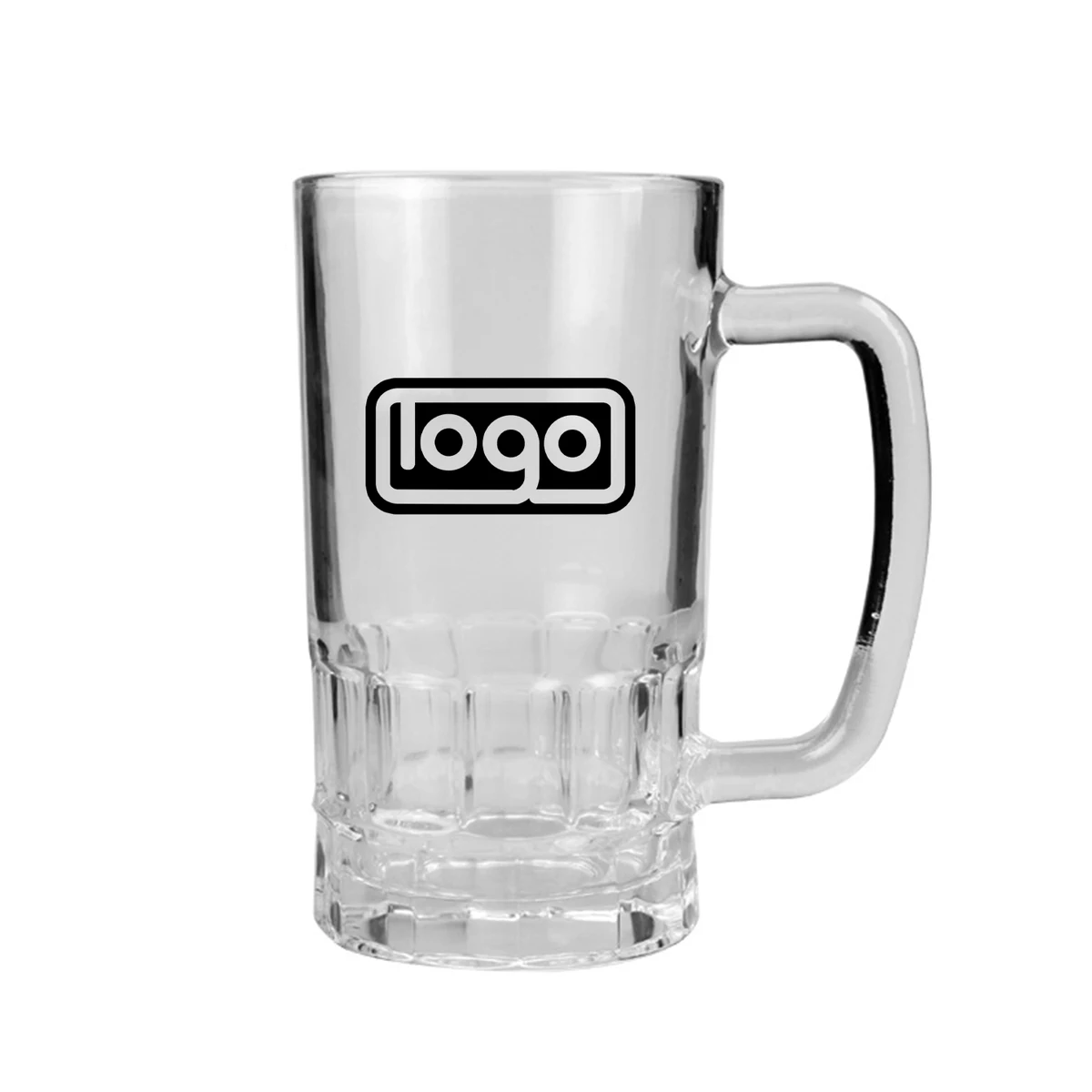 17oz Large Capacity Heat Resistant Glass Cup w/Handle 1