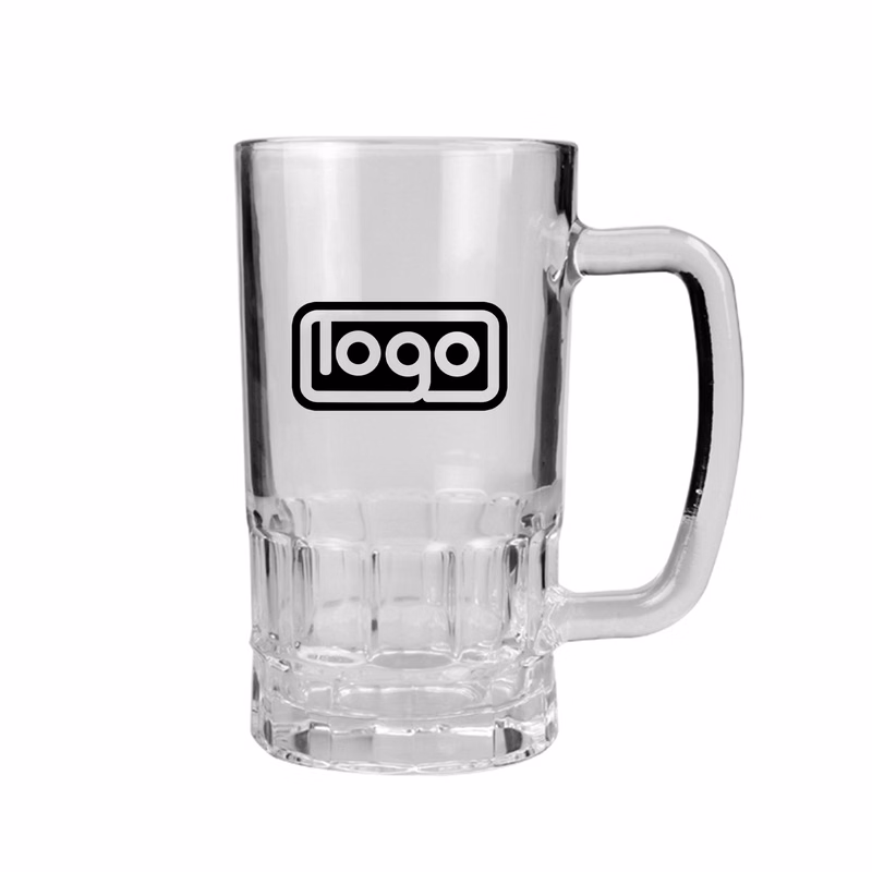 17oz Large Capacity Heat Resistant Glass Cup w/Handle