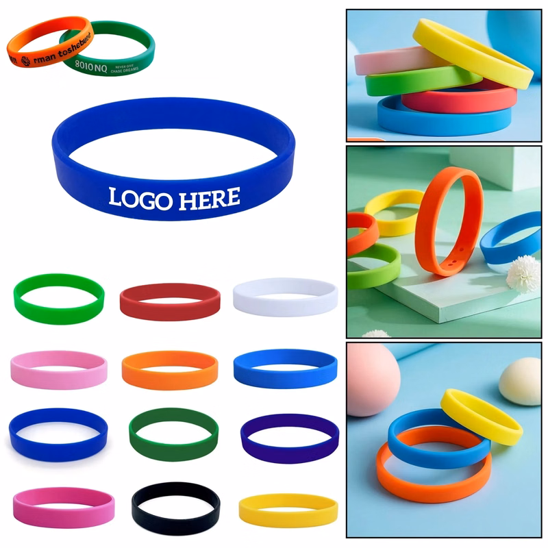 Solid Color Silicone Sports Wristband