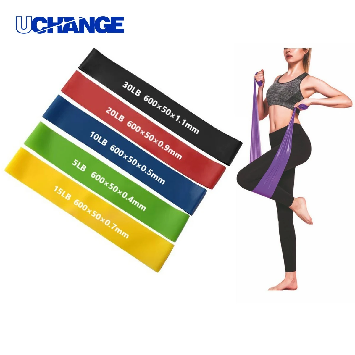 Fitness Resistance Exercise Bands Training Set 1