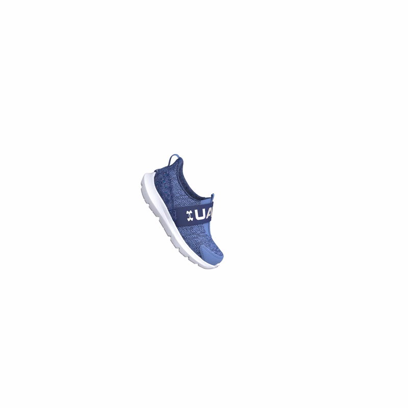 Girls' Infant UA Surge 3 Slip AC Printed Running Shoes